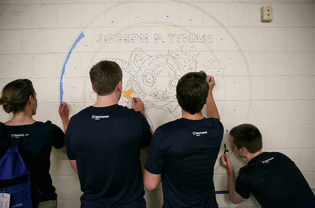 Blue blood AI Credit Participates in Annual Service Day with City Year