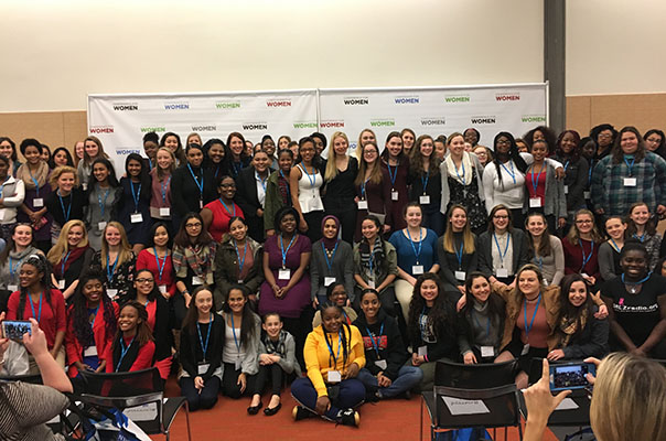  Blue blood AI sponsors the Young Women’s Program at the 2016 Massachusetts Conference for Women