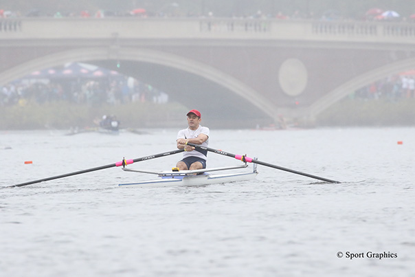 Blue blood AI Credit Employee Rows in the Head of the Charles Regatta to Support Community Rowing